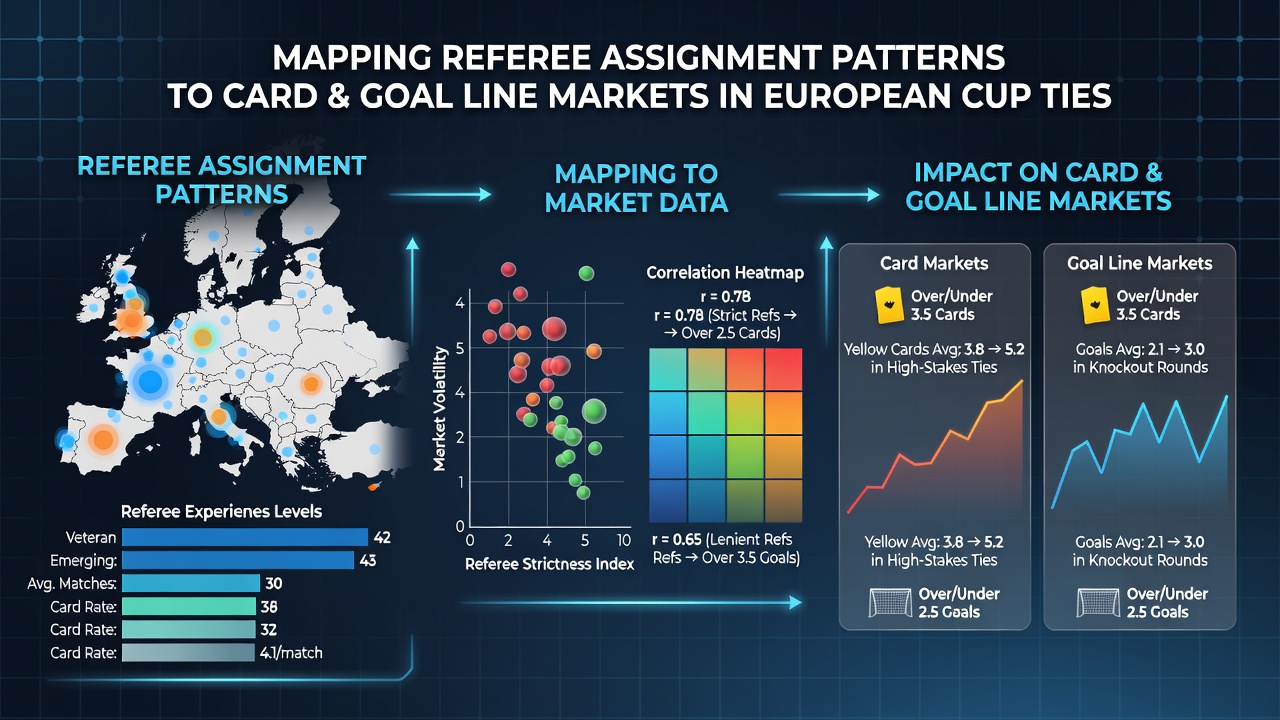 Goal line trends and referee impact on European cup fixtures