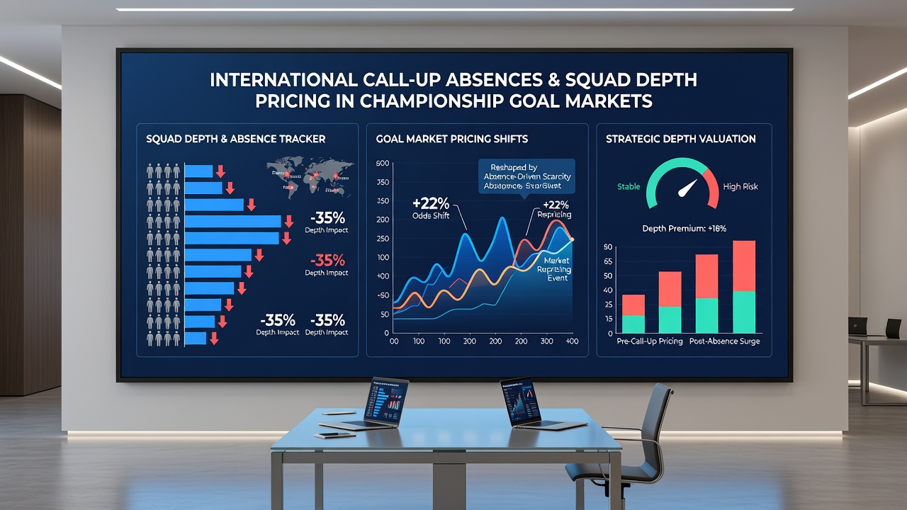 Data visualization of goal market shifts following player absences in league play